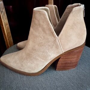 Vince Camuto Tan Ankle Booties